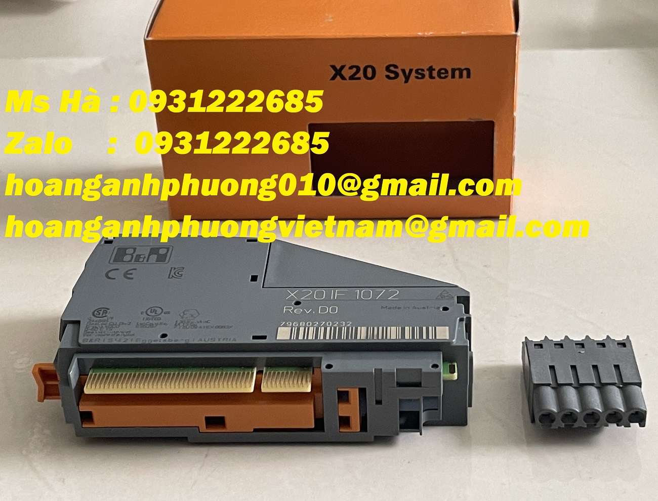 Chuyên cung cấp X20IF1072 hãng B&R giá tốt hiện nay